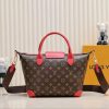 Louis Vuitton Monogram Canvas Flandrin Red Bag