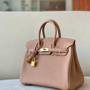 H BIRKIN 25 TOGO GOLD BROWN  GOLD HARDWARE 25CM