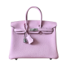 H BIRKIN 25 TOGO PINK  SILVER HARDWARE 25CM