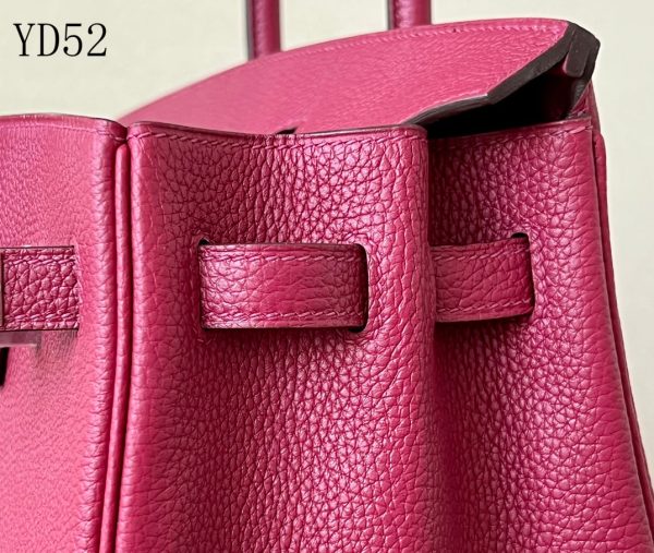 H BIRKIN 25 TOGO PINK SILVER HARDWARE 25CM