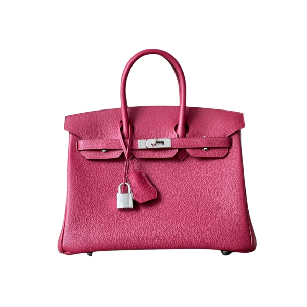 H BIRKIN 25 TOGO PINK SILVER HARDWARE 25CM