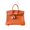 H BIRKIN 25 TOGO ORANGE  GOLD HARDWARE 25CM