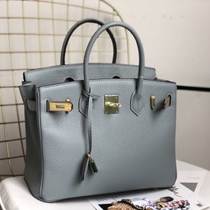 H BIRKIN 35 TOGO  GOLD HARDWARE GREY 35CM