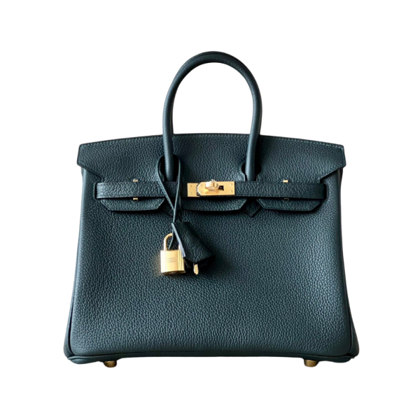 H BIRKIN 25 TOGO VERT CYPRESS GOLD HARDWARE 25CM