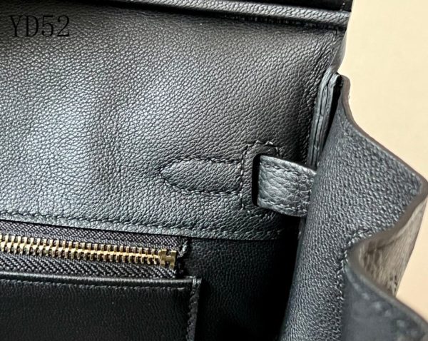 H BIRKIN 25 TOGO BLACK GOLD HARDWARE 25CM