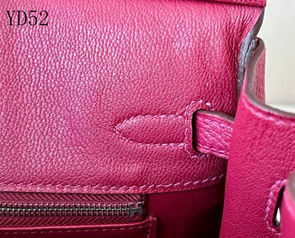 H BIRKIN 25 TOGO PINK SILVER HARDWARE 25CM