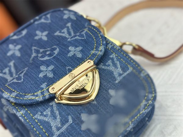 Louis Vuitton Monogram Denim Pochette Fairfax Shoulder