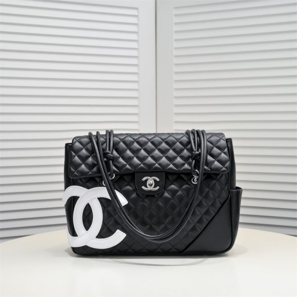 CHANEL Black Cambon Handbag