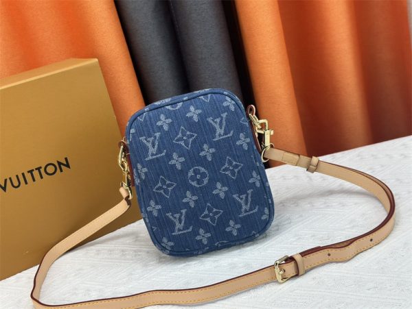 Louis Vuitton Monogram Denim Pochette Fairfax Shoulder