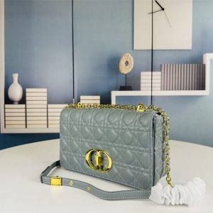Dior Women Small Dior Caro Bag Supple Cannage Calfski