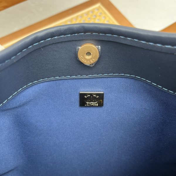 Chanel Small Messenger Bag in Washed Denim