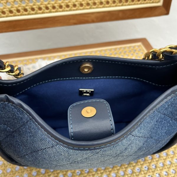 Chanel Small Messenger Bag in Washed Denim