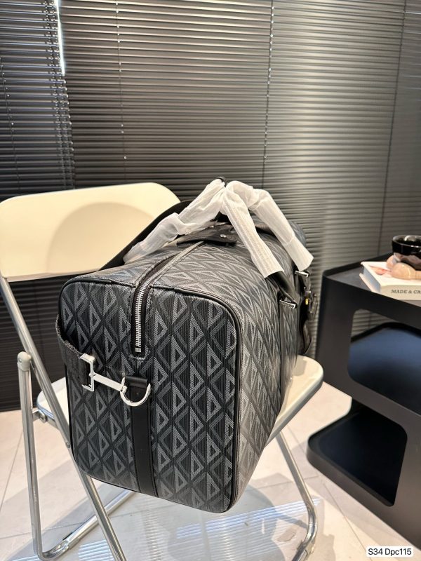 Dior Lingot 50 Bag Dior Gray CD Diamond Canvas