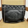 CC Ring Chain Satchel Bag Black