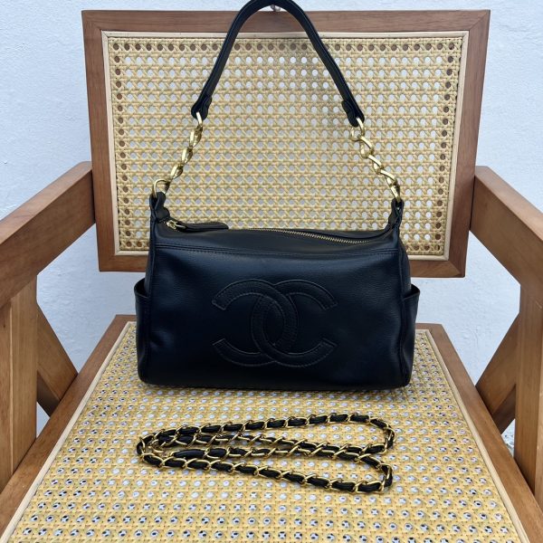 CHANEL Caviar Timeless CC Soft Tote Black