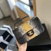 Chanel Mini Flap Bag with Top Handle in python