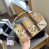 Chanel Mini Flap Bag with Top Handle in python