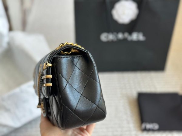 Chanel Mini Flap Bag ‘Gold Black’ New