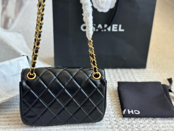 Chanel Mini Flap Bag ‘Gold Black’ New