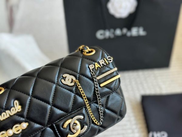 Chanel Mini Flap Bag ‘Gold Black’ New