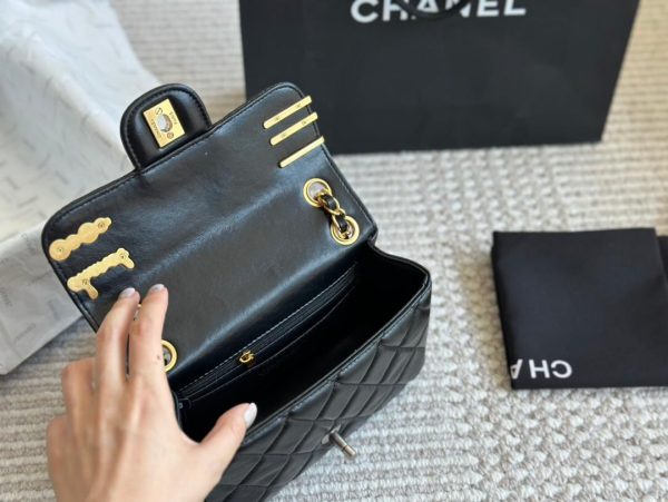 Chanel Mini Flap Bag ‘Gold Black’ New