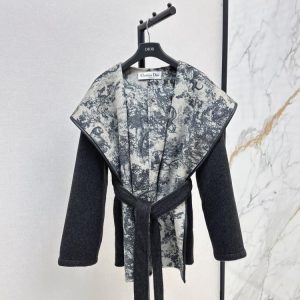 Hooded Wrap Coat Dior