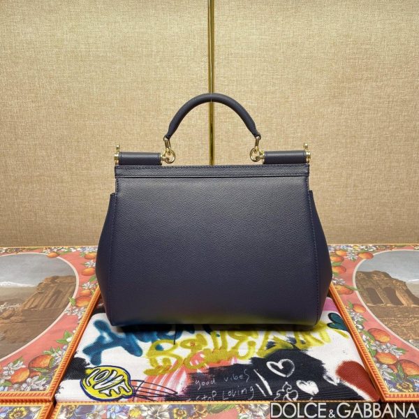 DG Small Dauphine Leather Sicily Bag