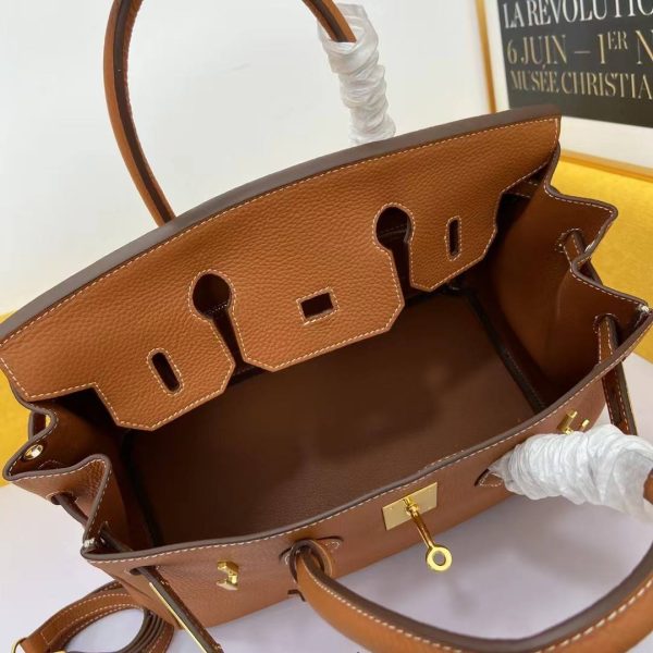 H BIRKIN GOLD HARDWARE CAMEL BROWN 30CM/11.8in