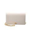 GUCCI GG MARMONT LEATHER MINI CHAIN BAG WHITE LEATHER 19CM