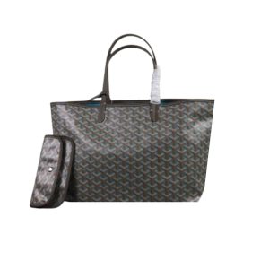 GOYARD SAINT LOUIS CLAIRE VOIE PM BAG BLUE KHAKI 34CM