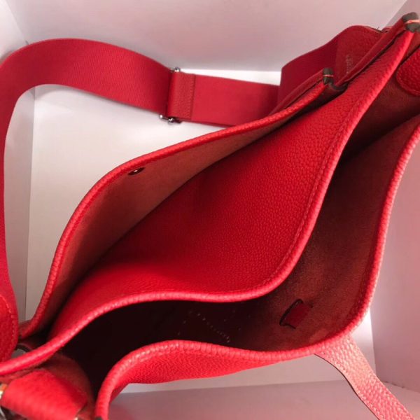 HERMES CLEMENCE EVELYNE PM 30CM RED