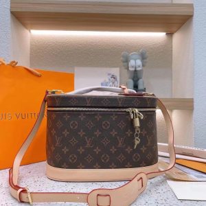 LOUIS VUITTON NICE VANITY MONOGRAM BROWN AND BEIGE 31CM M44935