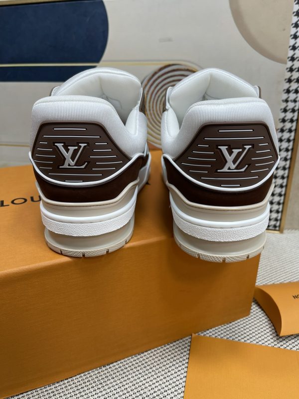 LOUIS VUITTON LV TRAINER SNEAKER BROWN