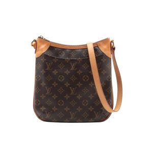 LOUIS VUITTON  MONOGRAM CANVAS ODEON PM BAG BROWN 29CM