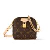 LOUIS VUITTON JUST IN CASE MONOGRAM CANVAS LEATHER BROWN 13CM M47096