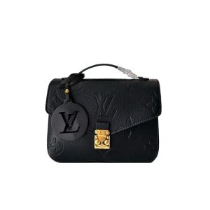 LOUIS VUITTON POCHETTE MÉTIS WITH BLACK TAG BLACK 25CM