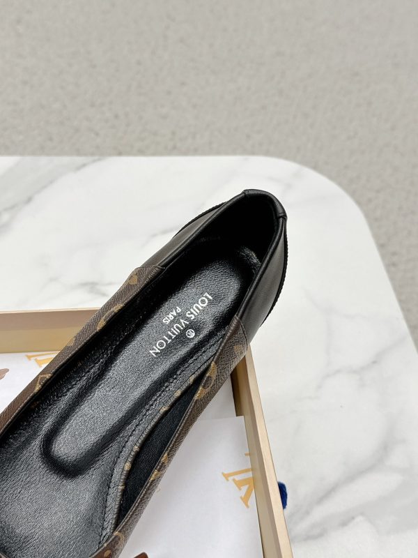 LOUIS VUITTON JOY BALLERINA FLATS MONOGRAM BROWN