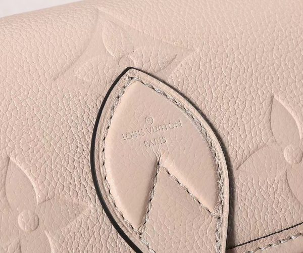 LOUIS VUITTON DIANE MONOGRAM EMPREINTE LEATHER CRÈME BEIGE 18CM M46388