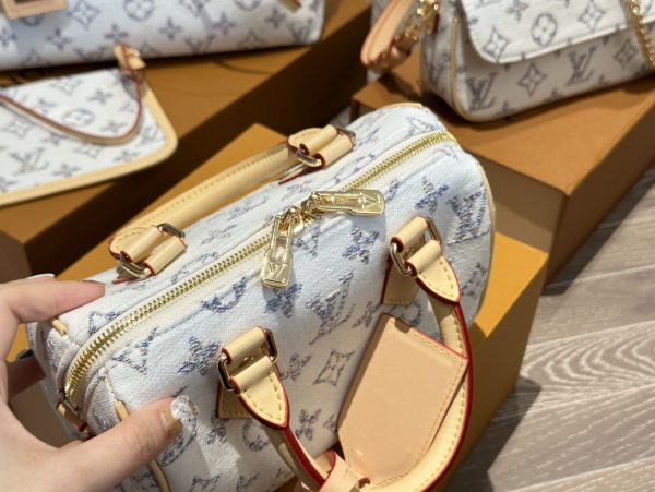 LOUIS VUITTON SPEEDY BANDOULIÈRE 20 MULTICOLOR BEIGE 20CM M24709