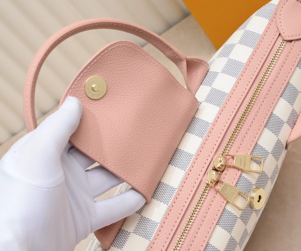 LOUIS VUITTON TOTE BAG DAMIER AZUR PINK 26CM