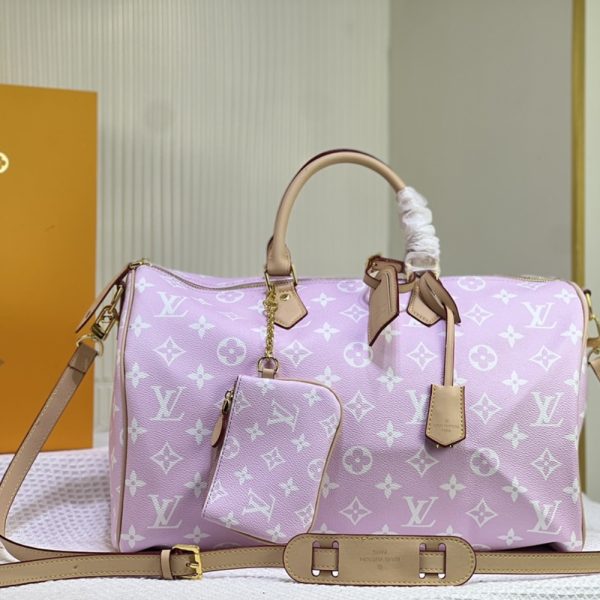 LOUIS VUITTON SPEEDY P9 BANDOULIÈRE 25 PINK 40CM