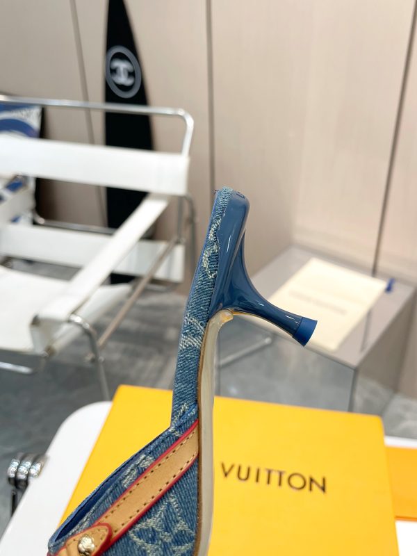 LOUIS VUITTON NEO REVIVAL MULE DENIM BLUE 1ACIZB