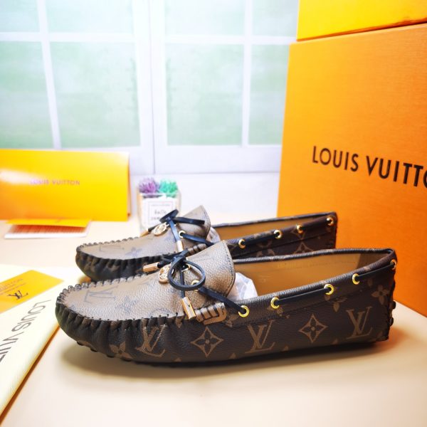 LOUIS VUITTON GLORIA LOAFERS BROWN 1ABV23