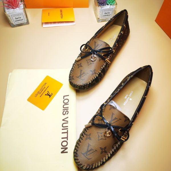 LOUIS VUITTON GLORIA LOAFERS BROWN 1ABV23