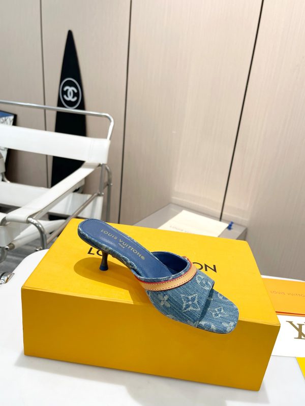 LOUIS VUITTON NEO REVIVAL MULE DENIM BLUE 1ACIZB