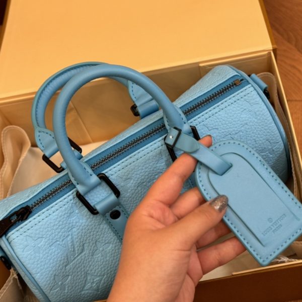 LOUIS VUITTON KEEPALL BANDOULIÈRE 25 TURQUOISE 25CM M11996