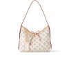 LOUIS VUITTON CARRYALL PM MULTICOLOR BEIGE 29CM M24707