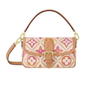 LOUIS VUITTON NANO DIANE BAG MONOGRAM CANVAS CORAL 20CM M83621