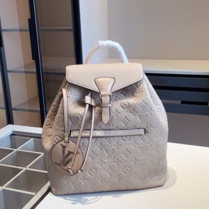 LOUIS VUITTON MONTSOURIS BACKPACK EMPREINTE TURTLEDOVE 32CM M45410