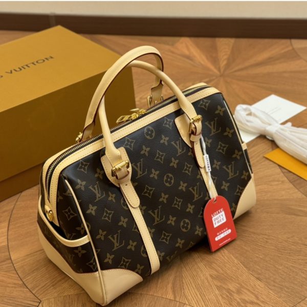 LOUIS VUITTON BERKELEY MONOGRAM CANVAS BROWN 32CM